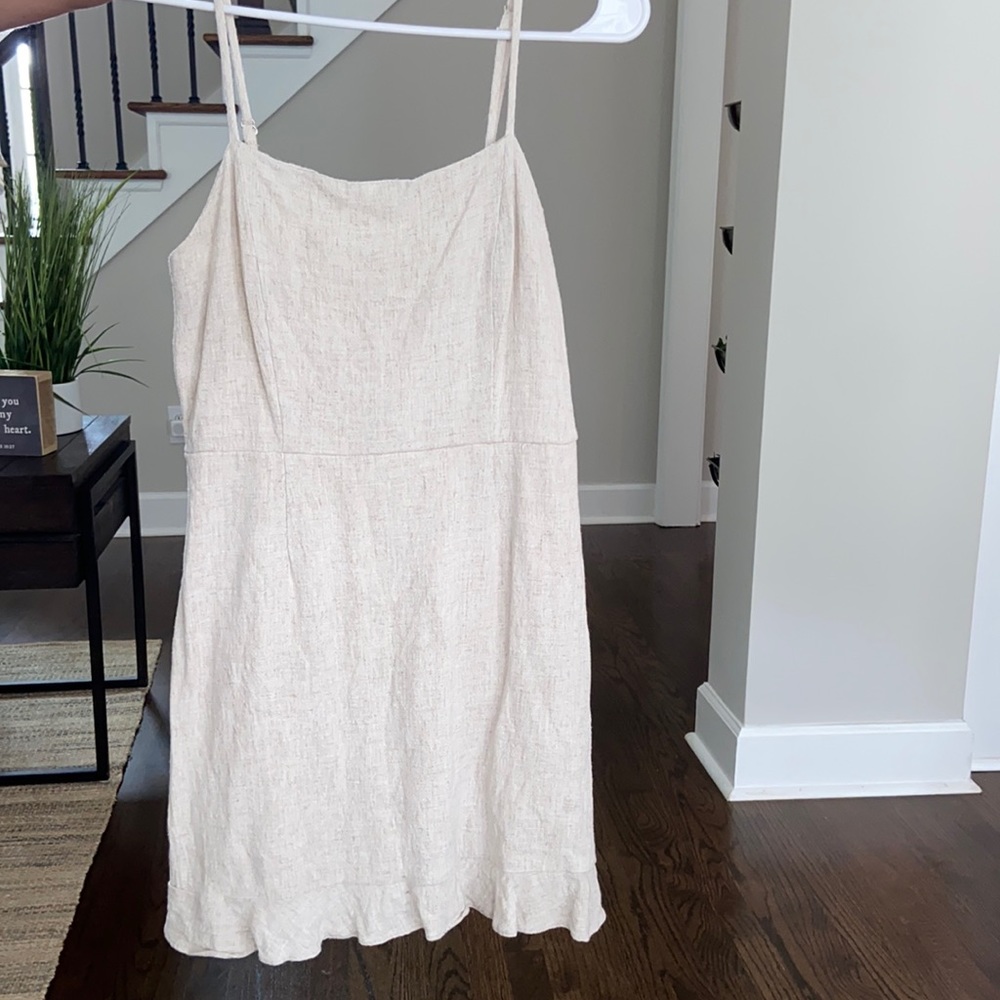 One clothing beige dress